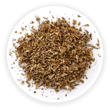 Catuaba powder and damiana leaf